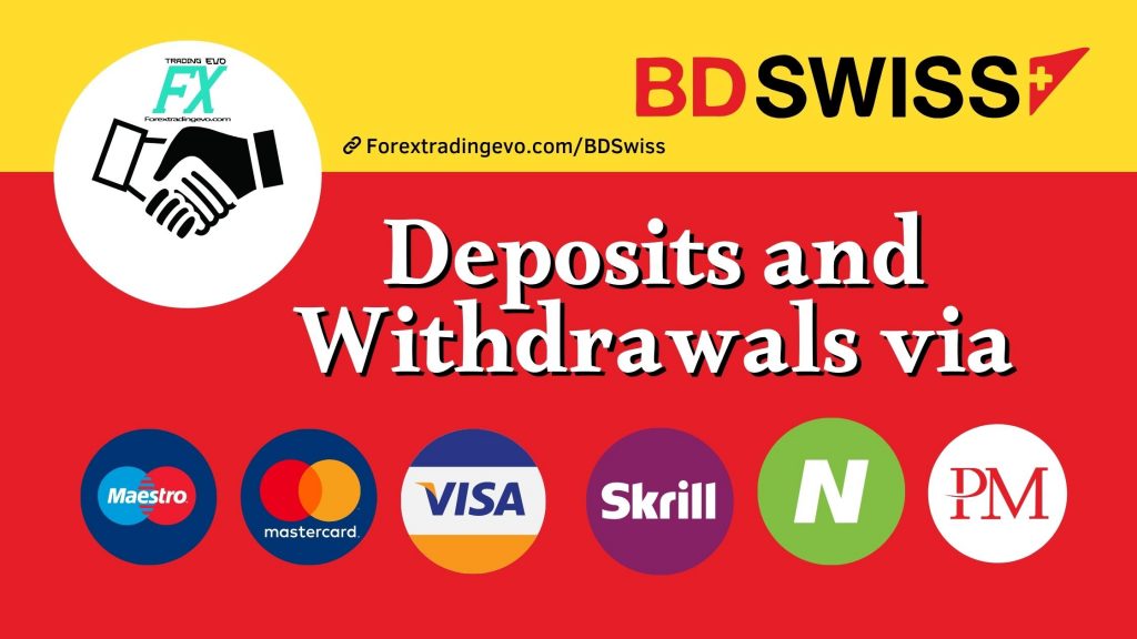 BDSwiss Deposits And Withdrawals