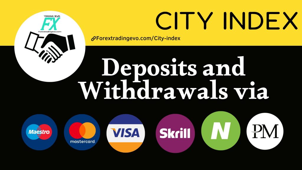 City Index Deposits and Withdrawals