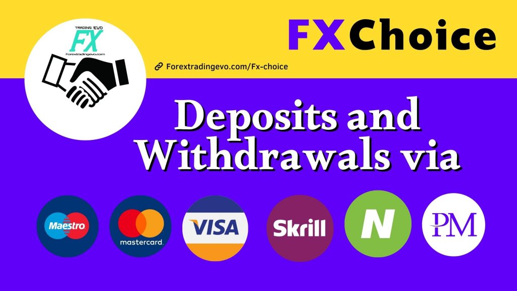 Fx-choice Deposits And Withdrawals