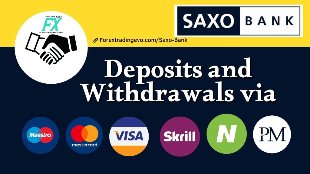 Saxo Bank Deposits And Withdrawals