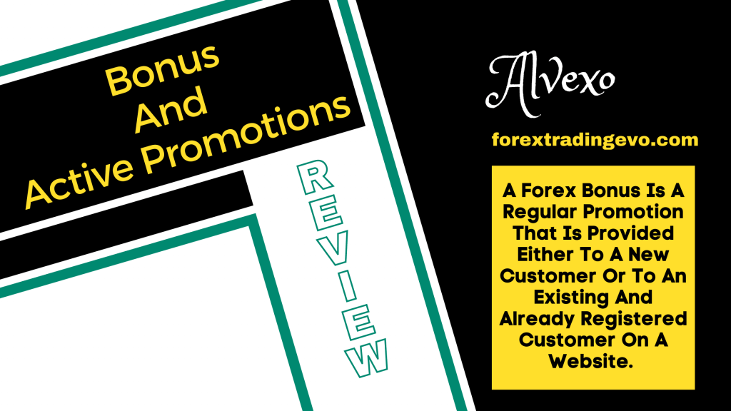 Alvexo No Deposit Bonus and Promotion