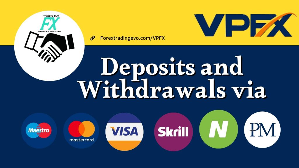 VPFX Deposits And Withdrawals