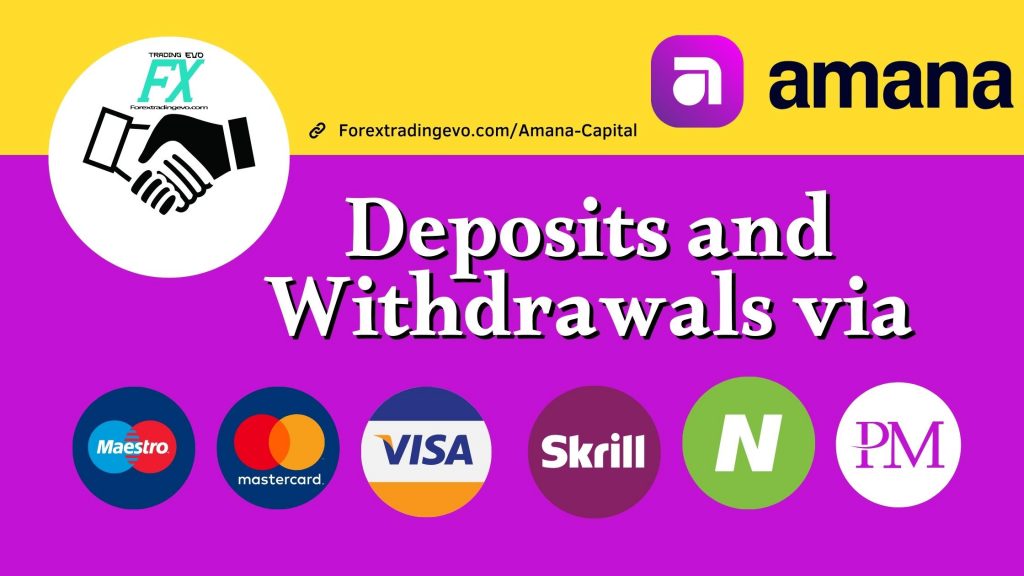 Amana Capital Deposits And Withdrawals